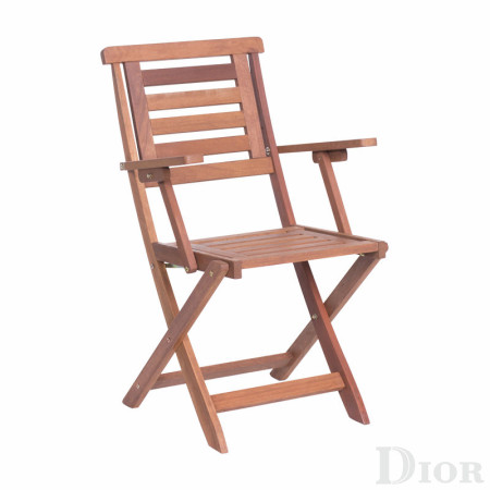 ОБЗАВЕЖДАНЕ ЗА ЗАВЕДЕНИЯ  Сгъваем дървен стол с подлакътници NILSI
